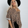 Chic Destruction Leopard Shift Top Image - 1