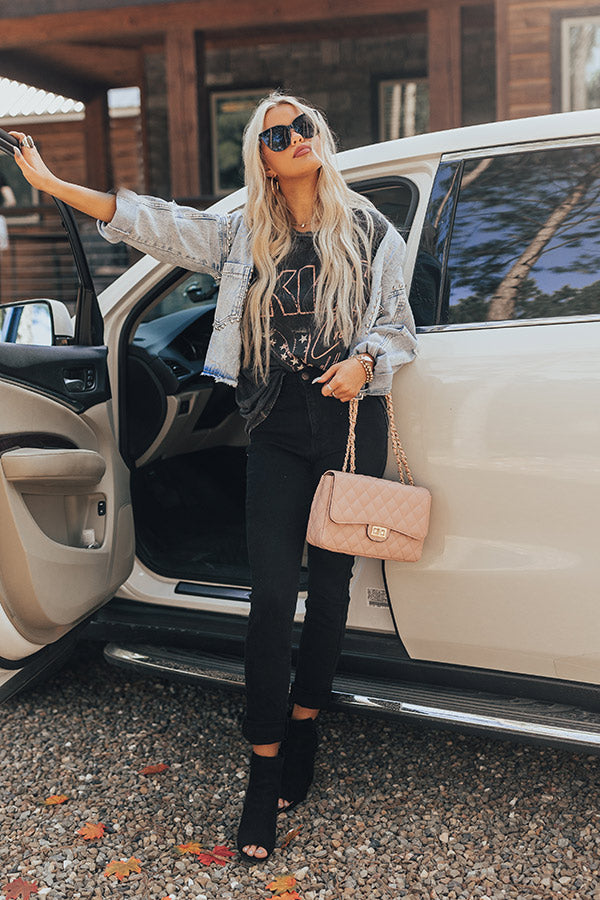 Chic Destruction Denim Jacket Image - 2