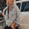 Chic Destruction Denim Jacket Image - 1
