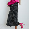 Faded Days Midi Skirt In Black Image - 1