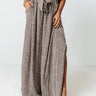 Upbeat Playlist High Waist Pants In Mocha Image - 1