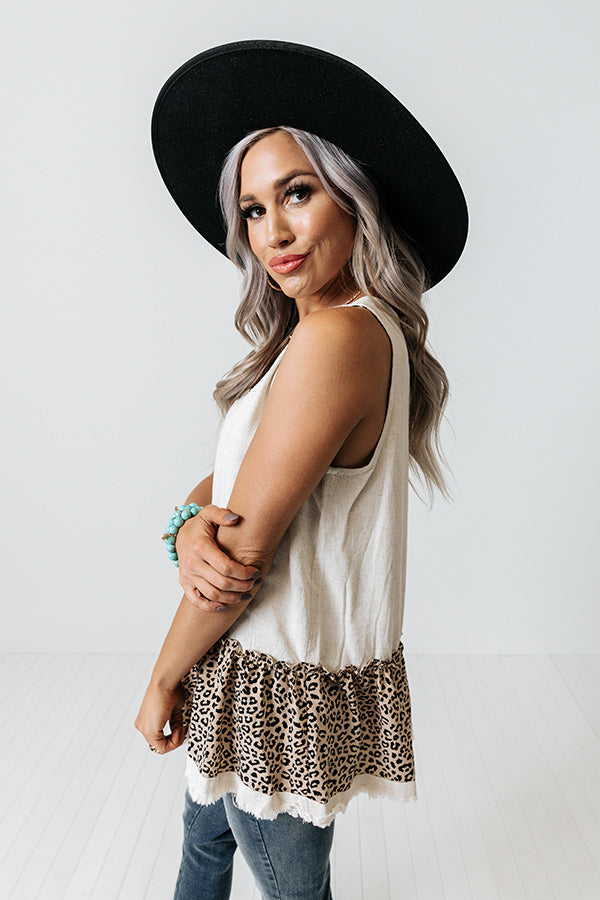 Chardonnay Babe Shift Top In Birch Image - 3