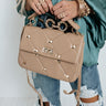 Make Your Debut Faux Leather Purse In Warm Taupe Image - 1