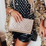 Upper West Side Story Clutch In Champagne Image - 1