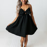 Slow Dance Romance Babydoll Dress in Black Image - 1