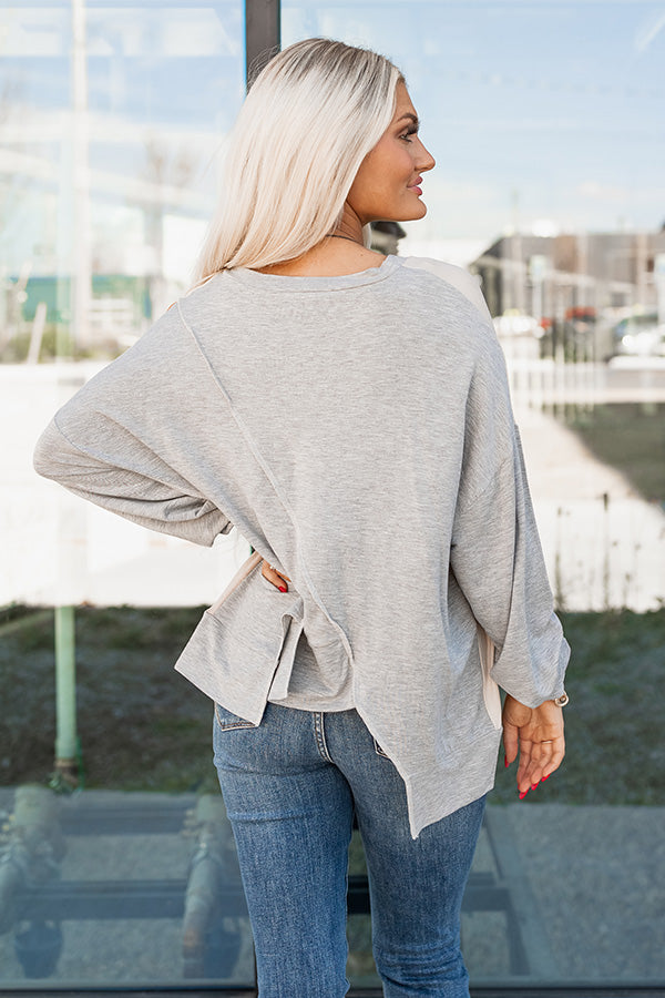 Maple Morning Colorblock Sweatshirt Image - 1