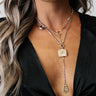 Keep It Going Layered Necklace In Silver Image - 1