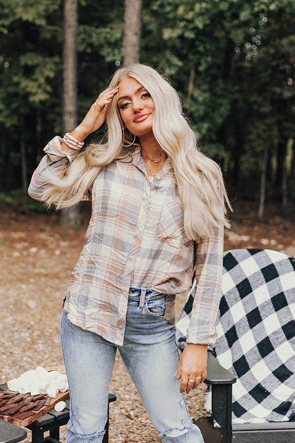 Ready For Denver Plaid Button Up Image - 3