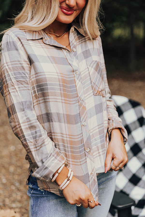 Ready For Denver Plaid Button Up Image - 4