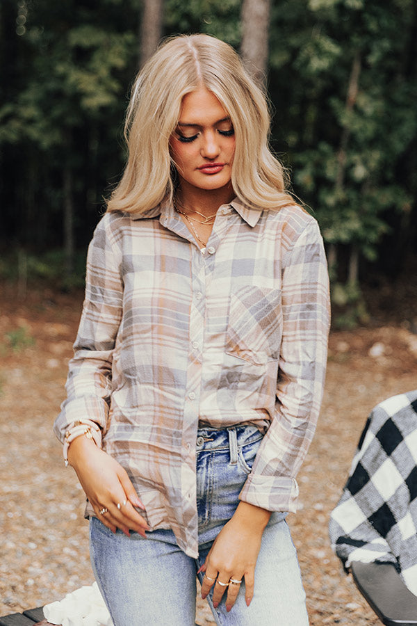 Ready For Denver Plaid Button Up Image - 1