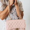 Mod Squad Quilted Tote In Blush Image - 1