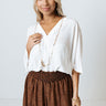 Stay And Chat Shift Top in Ivory Image - 1