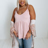 Make Your Debut Babydoll Top In Pink Curves Image - 1