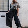 The Darcie Pleated Pants In Black Image - 1