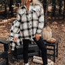 Cozy Up In Carolina Plaid Jacket In Black Image - 1