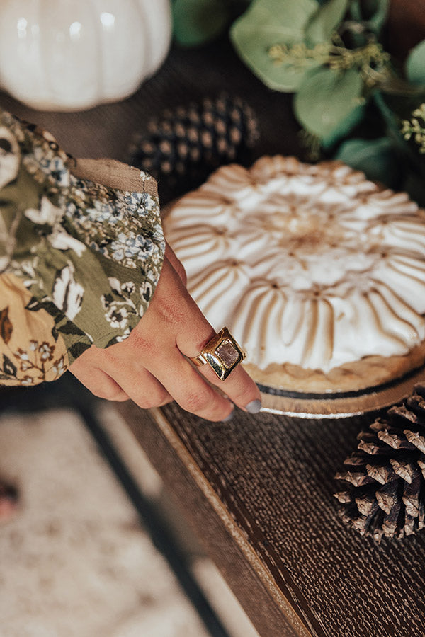 Buried Treasure Druzy Ring In Purple Image - 1
