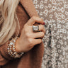 Buried Treasure Druzy Ring In Grey Image - 1