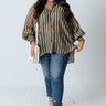 Soho Townhouse Stripe Shift Top Curves Image - 1