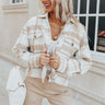 Easy Rider Plaid Jacket In Iced Latte Image - 1