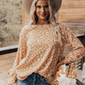 Pumpkin Patch Please Floral Shift Top In Golden Honey Image - 1