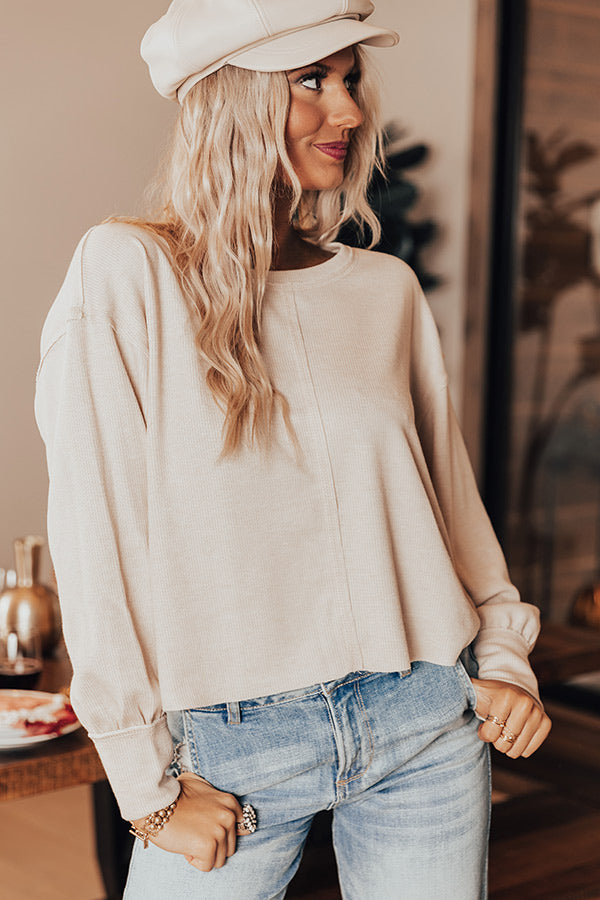 Can You Hear The Music Shift Top In Light Birch Image - 3