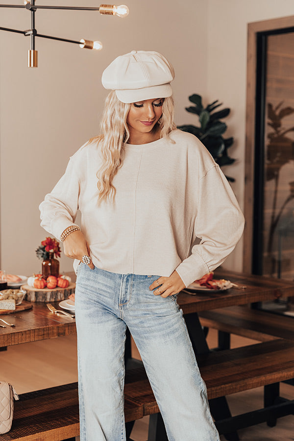 Can You Hear The Music Shift Top In Light Birch Image - 1