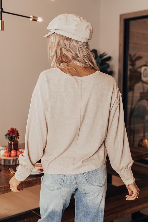 Can You Hear The Music Shift Top In Light Birch Image - 5