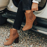 The Riddleigh Faux Suede Bootie Image - 1