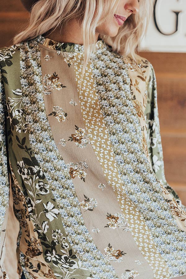 Sweet Reputation Floral Shift Top Image - 5