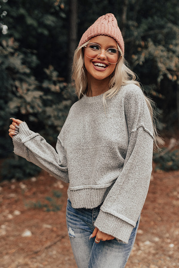 Quaint Cottage Sweater In Grey Image - 1