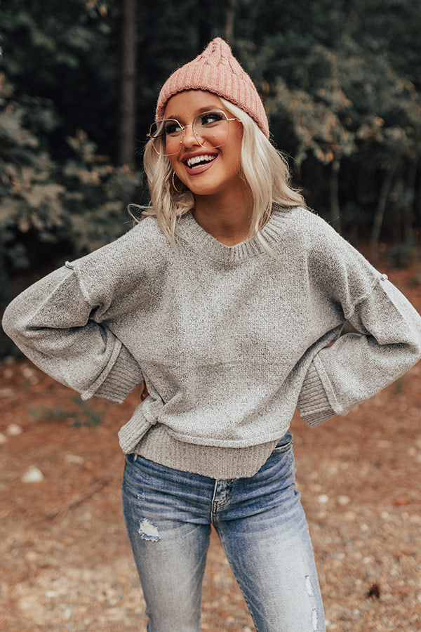 Quaint Cottage Sweater In Grey Image - 1