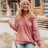 Sundown Chill Sweatshirt In Blush Image - 1