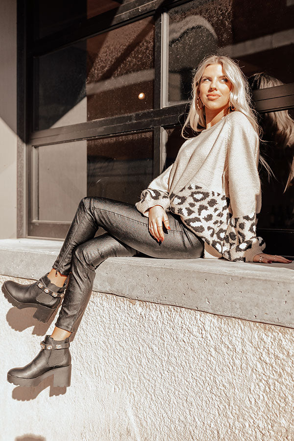 Brooklyn Blizzard Sweater In Light Beige Image - 3