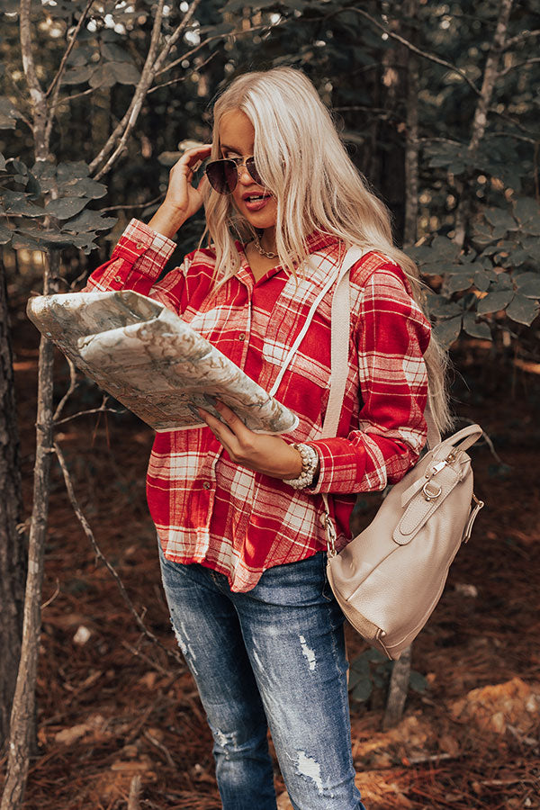 Bonfire S'mores Flannel Sweater Image - 2