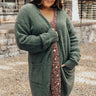 Pumpkin Spice Addict Cardigan In Olive Curves Image - 1