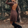 Tuscany Nights Sweater Dress In Chestnut Image - 1