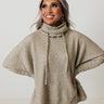 Counting Kisses Waffle Knit Sweater In Light Sage Image - 1