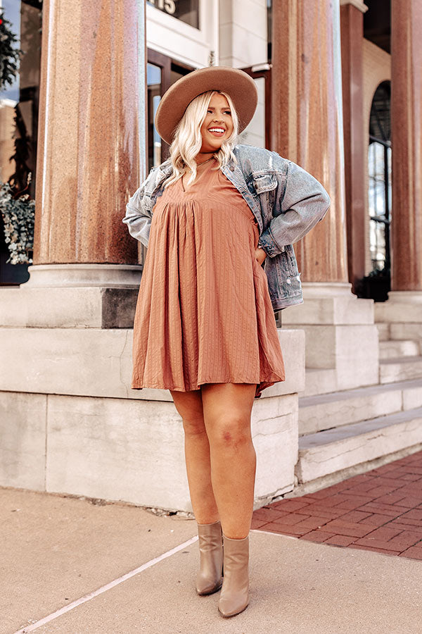 Forever Stylish Dress in Rustic Rose Curves