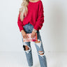 Rooftop Bash Knit Sweater In Rose Image - 1