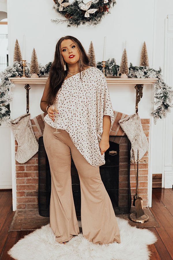 Letter Of Love Leopard Top in Ivory Curves Image - 5