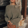 Frozen Frappe Sweater In Sage Image - 1
