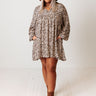 Soho Sweetness Leopard Babydoll Dress Curves Image - 1