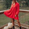 Style Code Babydoll Dress in Red Image - 1
