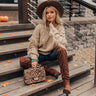Cozy With You Cable Knit Sweater In Beige Image - 1