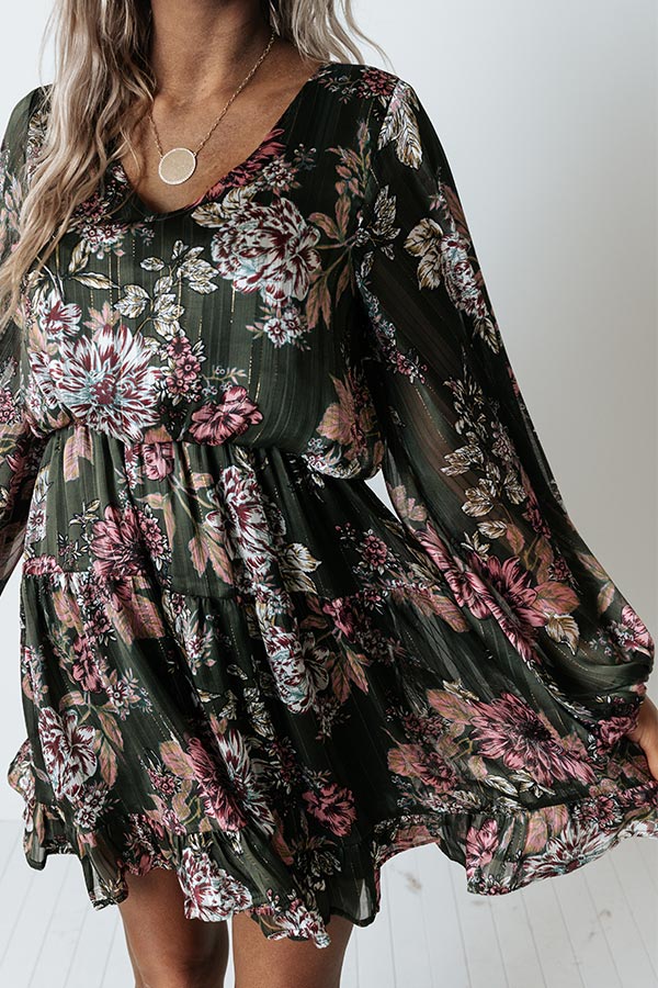 Stolen Kisses Floral Dress Image - 3