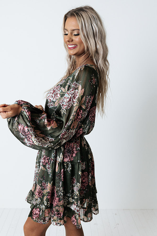 Stolen Kisses Floral Dress Image - 4