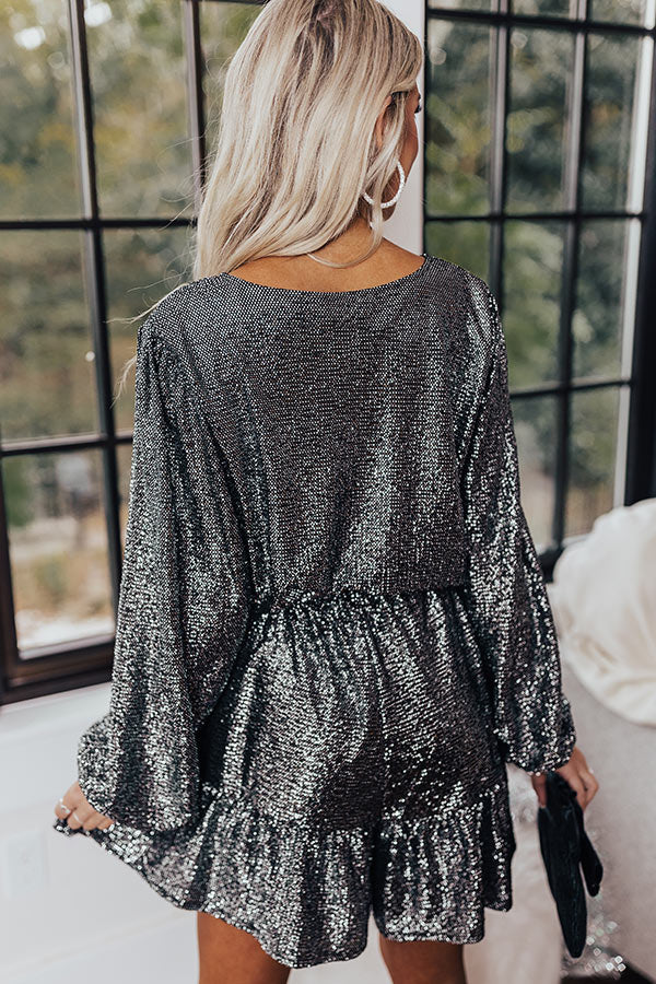 Getting Ritzy Romper in Black Image - 4