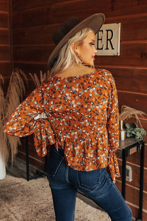 Living In Style Floral Babydoll Top Image - 4