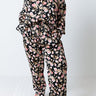 Ready To Wind Down Floral Pants In Black Curves Image - 1