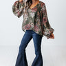 Style A La Mode Floral Shift Top Image - 1
